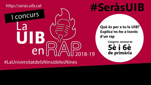 I concurs «La UIB en rap» 2018-19.