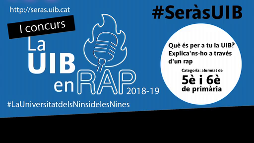 I concurs «La UIB en rap» 2018-19.