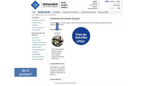 Servei d'Alumnes i Gestió Acadèmica.¿Cómo formalizar la solicitud de admisión general a grado? 