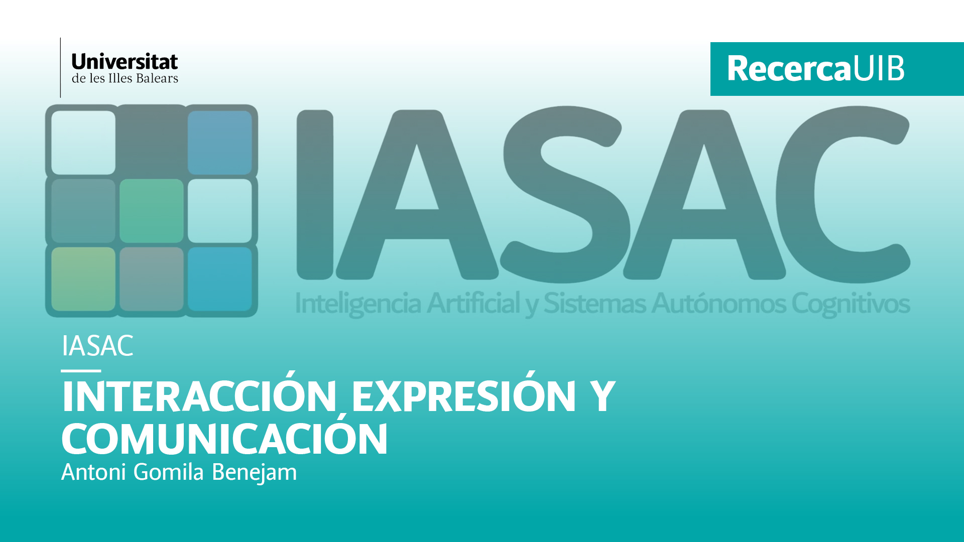 Interaction: expression and communication