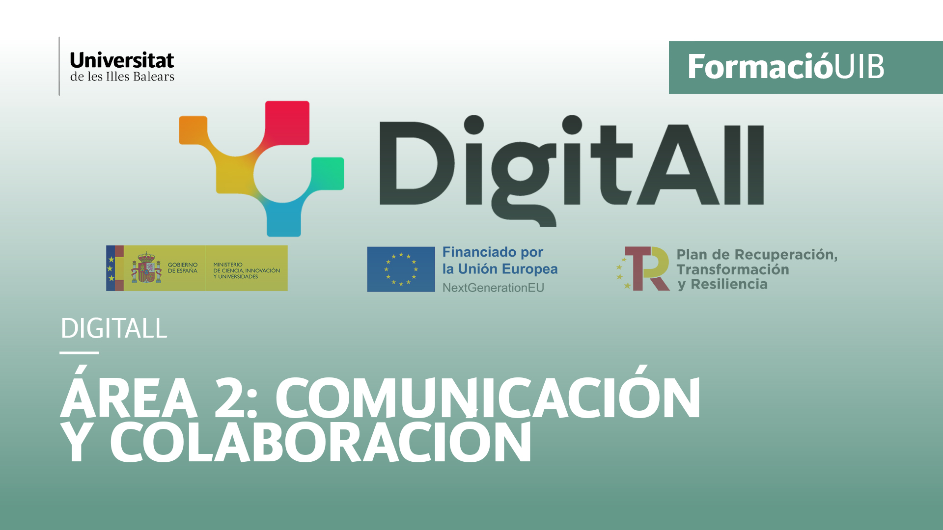 Area 2: Communication and collaboration