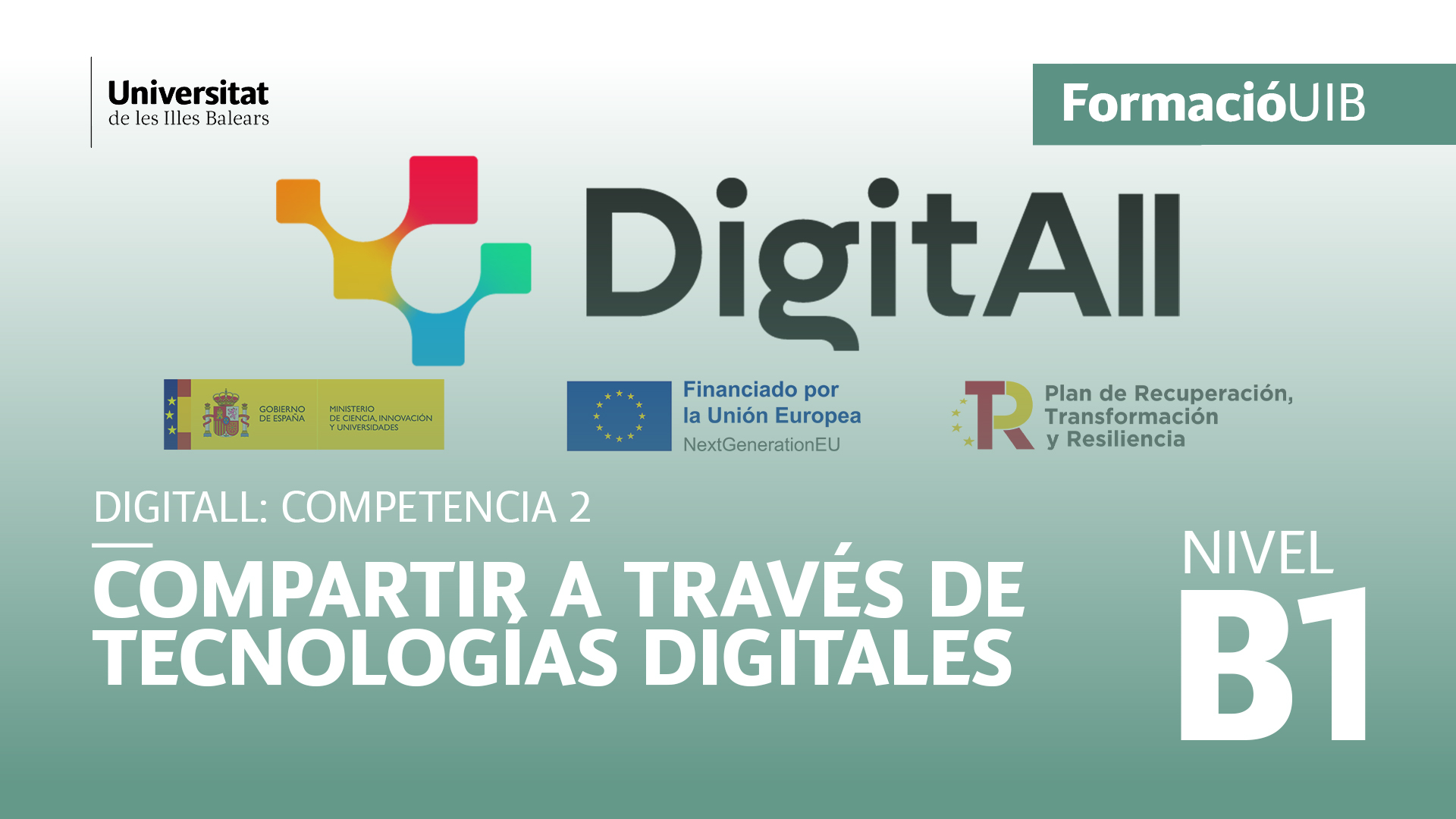 (Level B1) Introduction to sharing through digital technologies