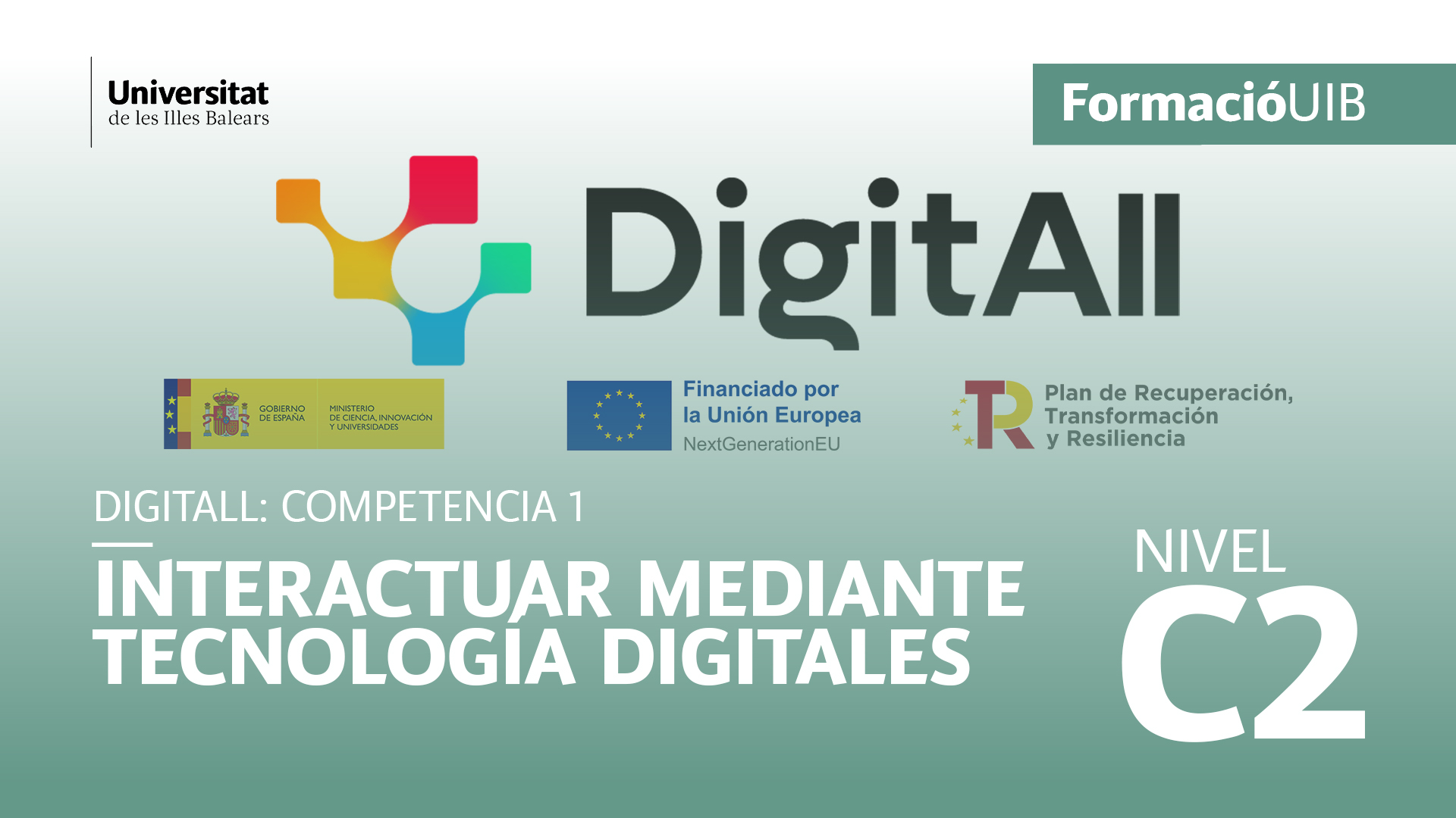 (Level C2) Introduction to interaction through digital technologies
