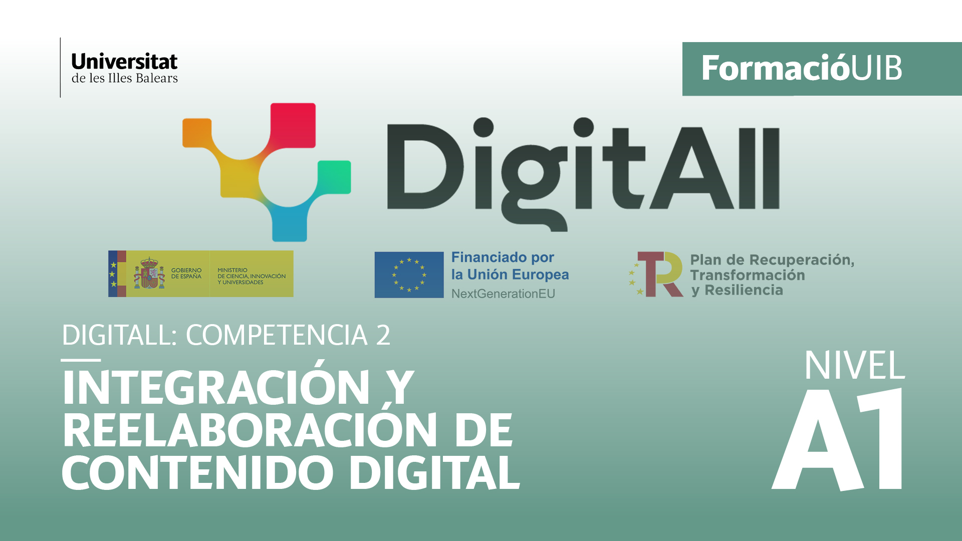 (Level A1) Introduction to integration and reworking of digital content
