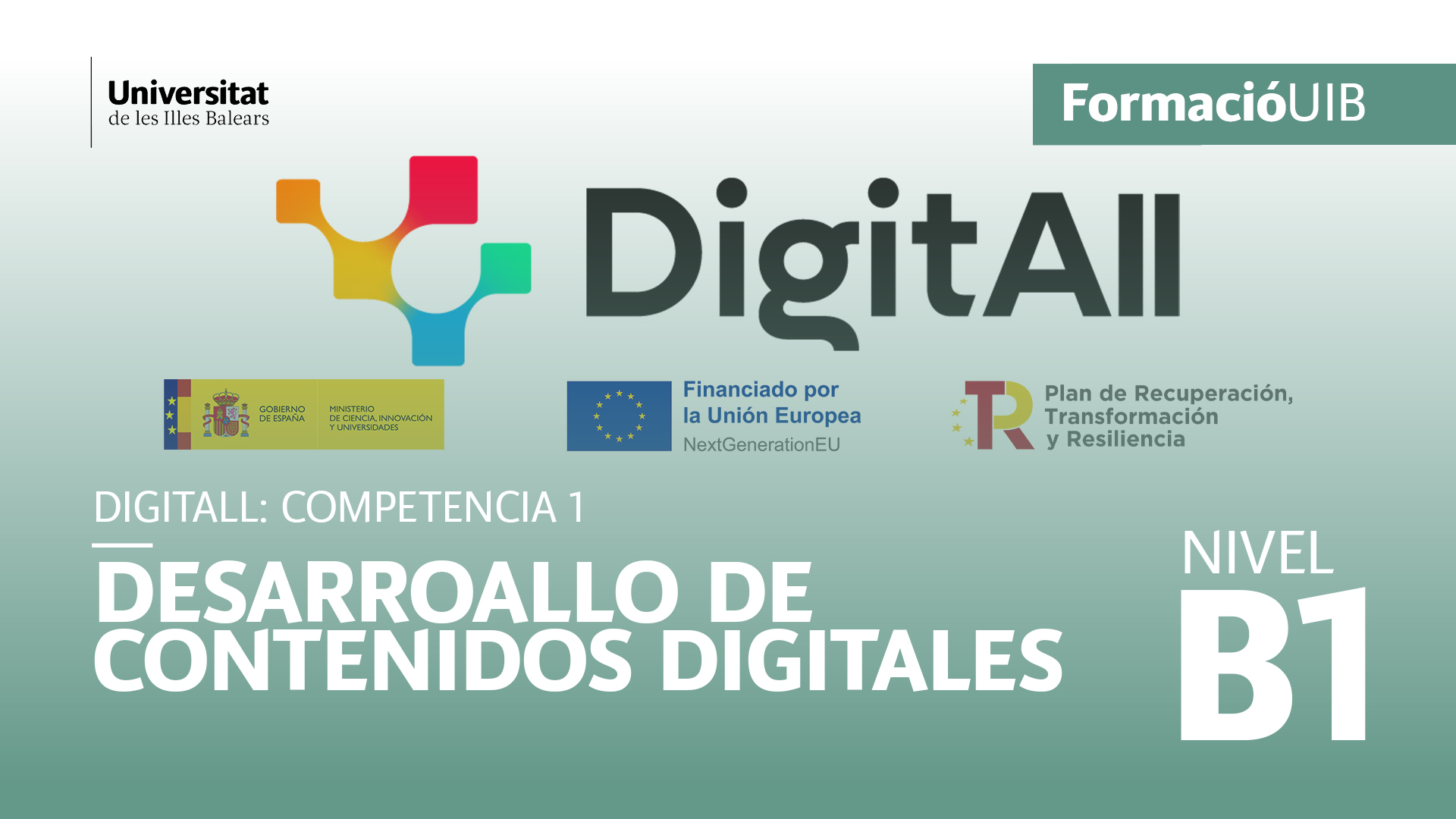 (Level B1) Introduction to digital content development