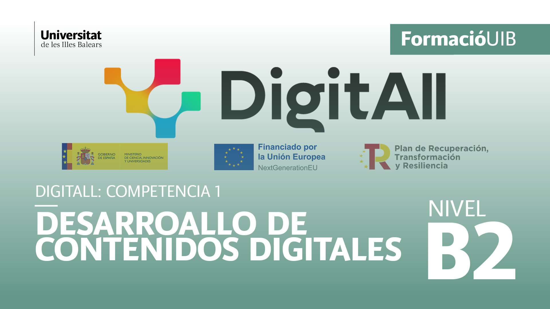 (Level B2) Introduction to the development of digital content
