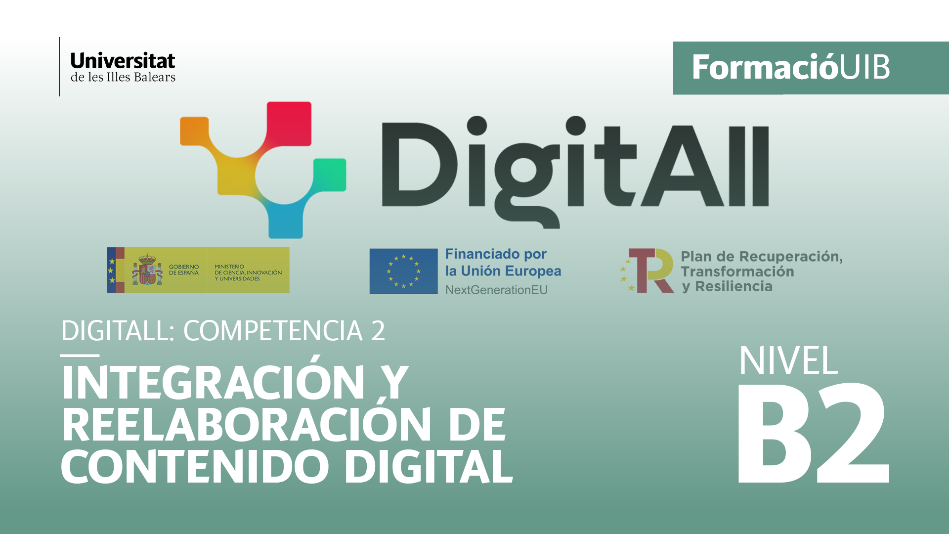 (Level B2) Introduction to the integration and reworking of digital content