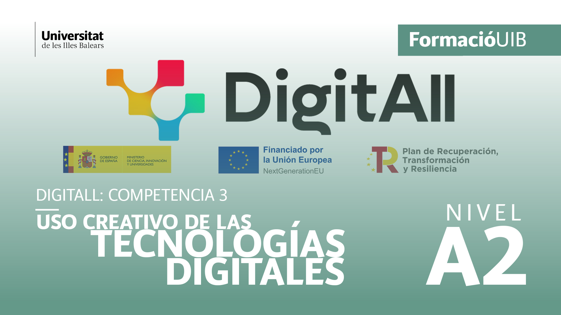 (Level A2) Introduction to the creative use of digital technology