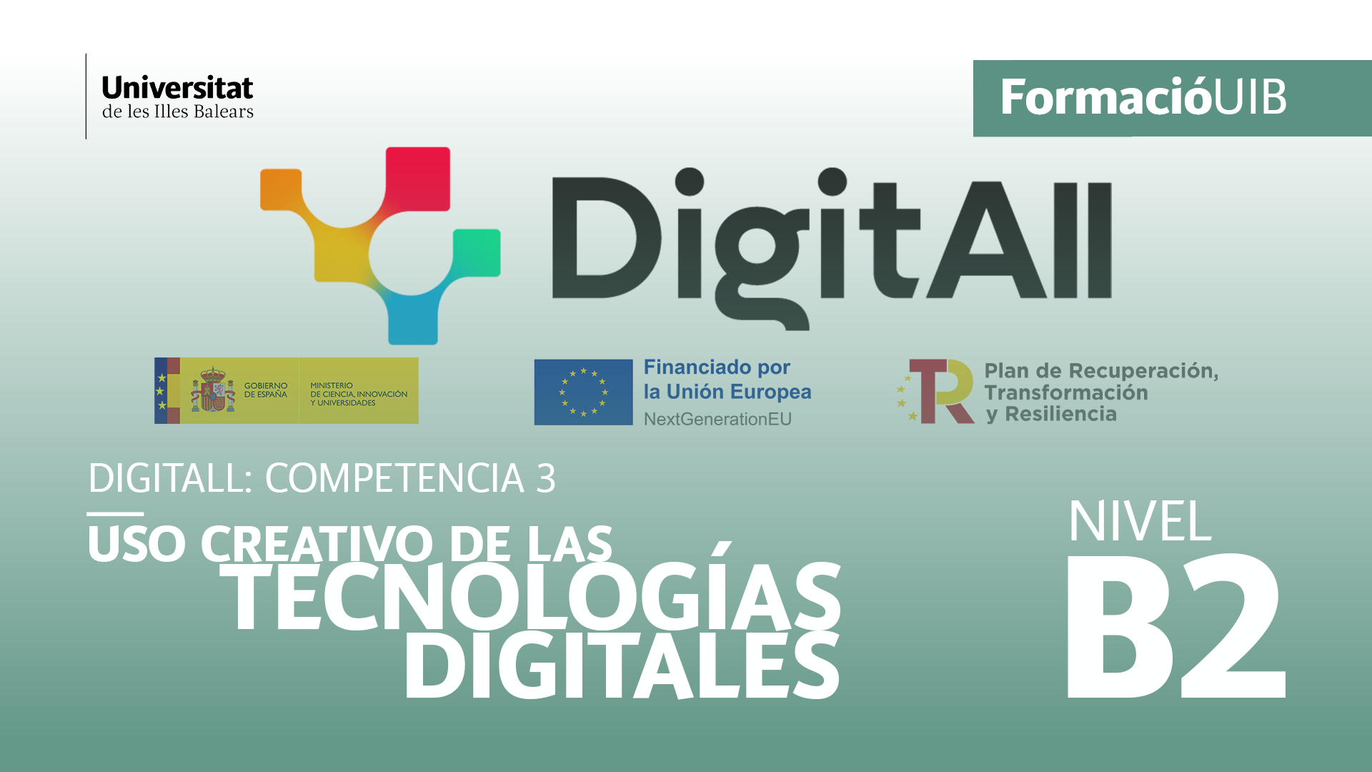 (Level B2) Introduction to the creative use of digital technology