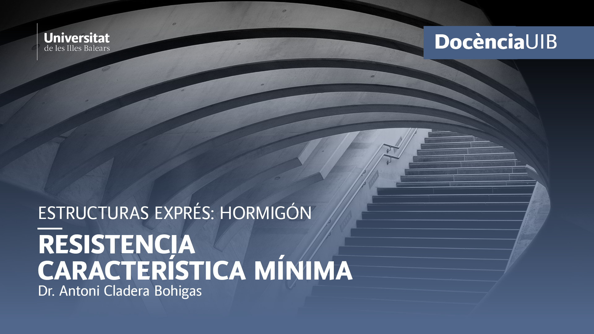 Express Structures: Concrete. Minimum characteristic resistance (Video 9)